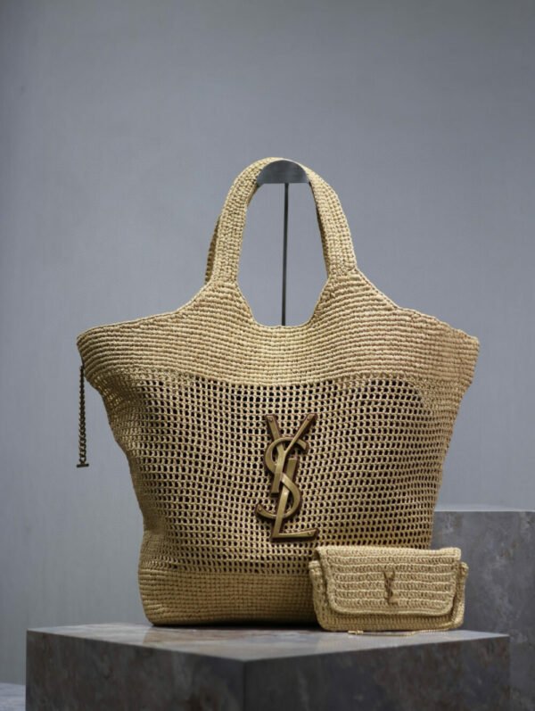 YSSL YSL luxury for women handbag shoulder bag ICARE Woven Shopping Bag 37-55/47-58cm