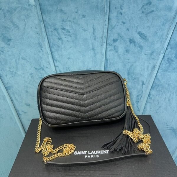 YSSL YSL luxury for women handbag shoulder bag LOU leather camera bag 18cm