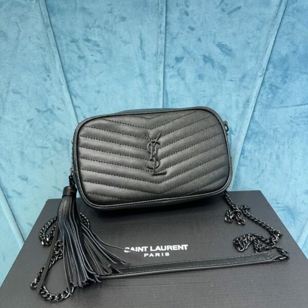 YSSL YSL luxury for women handbag shoulder bag LOU leather camera bag 18cm