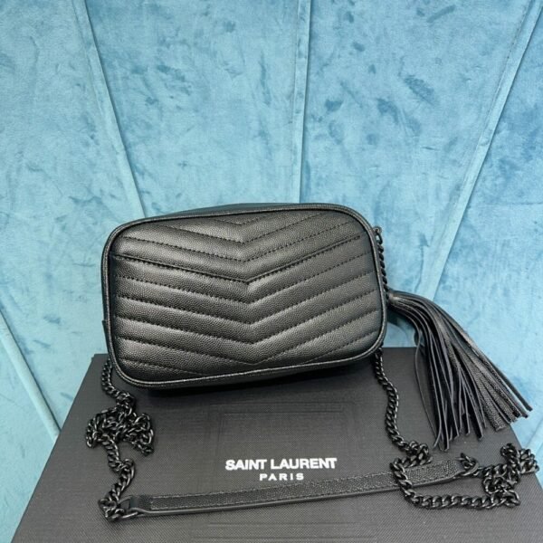 YSSL YSL luxury for women handbag shoulder bag LOU leather camera bag 18cm