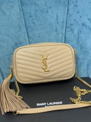 YSSL YSL luxury for women handbag shoulder bag LOU leather camera bag 18cm