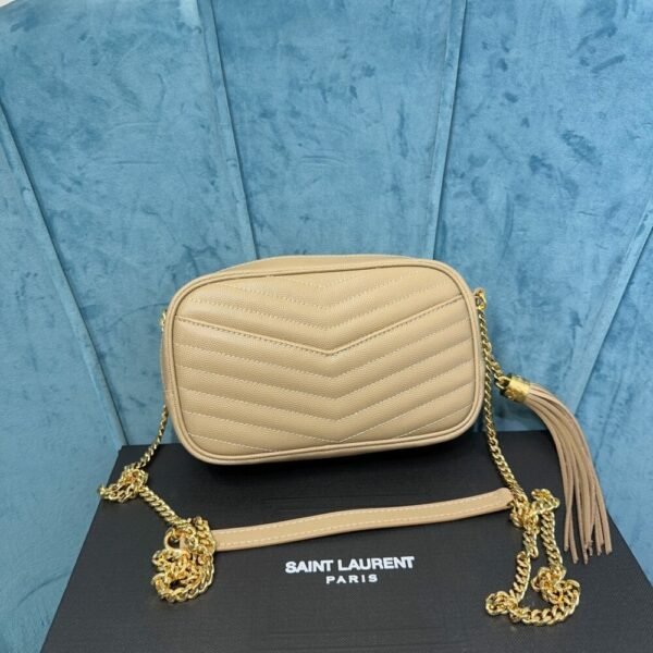 YSSL YSL luxury for women handbag shoulder bag LOU leather camera bag 18cm