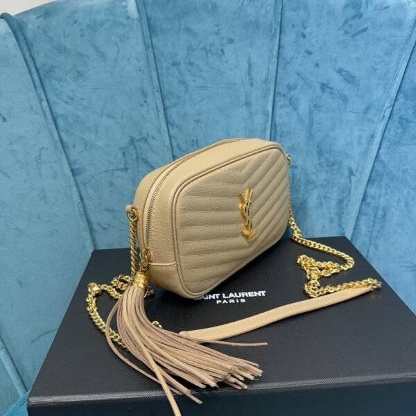 YSSL YSL luxury for women handbag shoulder bag LOU leather camera bag 18cm