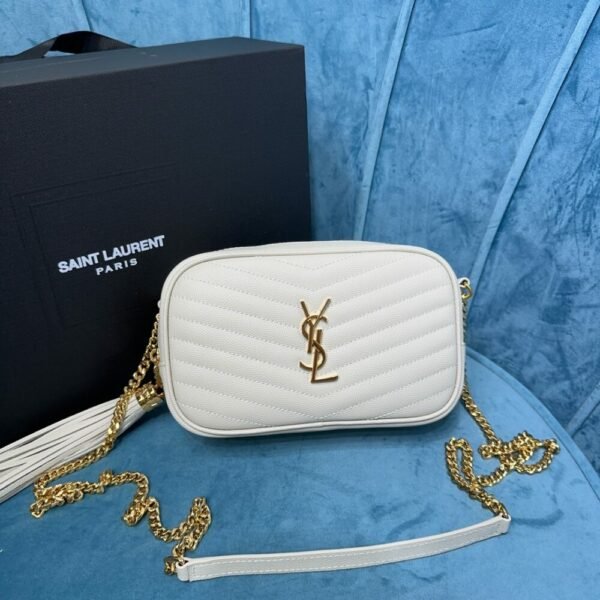 YSSL YSL luxury for women handbag shoulder bag LOU leather camera bag 18cm