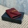 YSSL YSL luxury for women Patent leather card wallet 13.5x9.5x3cm