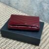 YSSL YSL luxury for women Patent leather card wallet 13.5x9.5x3cm