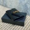 YSSL YSL luxury for women Patent leather card wallet 13.5x9.5x3cm