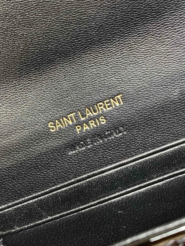 YSSL YSL luxury for women Patent leather card wallet 13.5x9.5x3cm