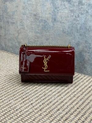 YSSL YSL luxury for women handbag shoulder Front flap pocket 22cm