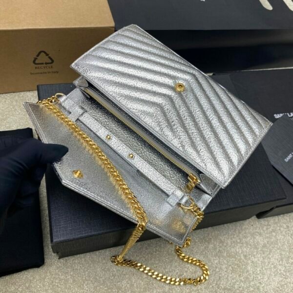 YSSL YSL luxury for women handbag shoulder Clutch Card Holder Envelope Bag 22.5cm