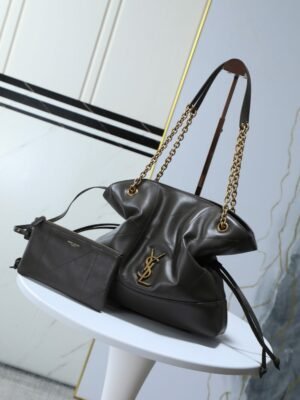 YSSL YSL luxury for women handbag shoulder bag Jamie 4.3 large pochon sheepskin underarm bag 27cm