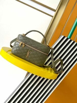 YSSL YSL luxury for women handbag shoulder bag Sheepskin cosmetic bag 18cm