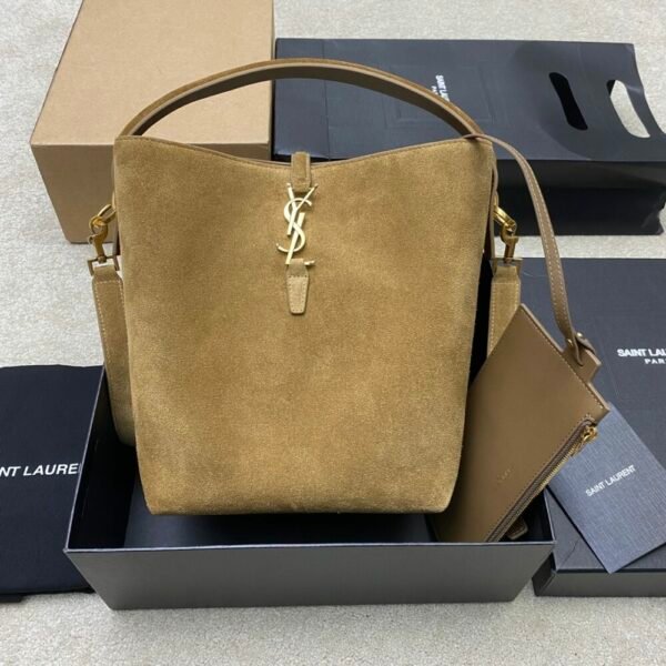 YSSL YSL luxury for women handbag shoulder bag  hobo armpit bag bucket bag 25cm