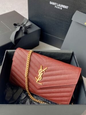 YSSL YSL luxury for women handbag shoulder bag MONOGRAM ENVELOPE BAG 22.5cm