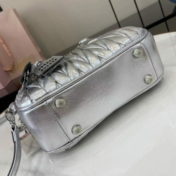 MM miuniu luxury for women handbag shoulder bag Bowling Crossbody Bag Sheepskin 19cm