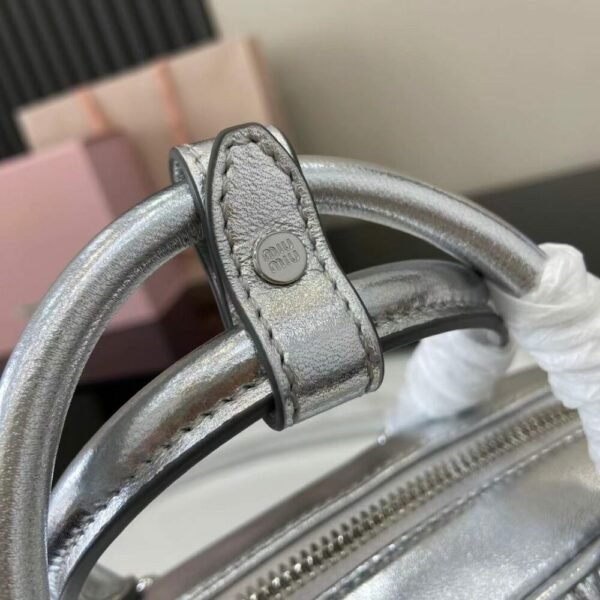 MM miuniu luxury for women handbag shoulder bag Bowling Crossbody Bag Sheepskin 19cm