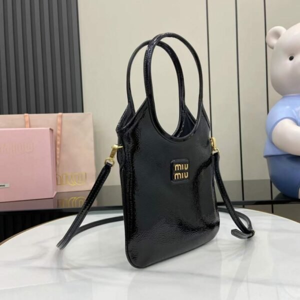 MM miuniu luxury designer fashion for women handbag shoulder bag IVY Naplak waxed leather tote 20cmx24cm