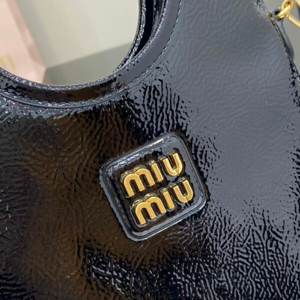 MM miuniu luxury designer fashion for women handbag shoulder bag IVY Naplak waxed leather tote 20cmx24cm