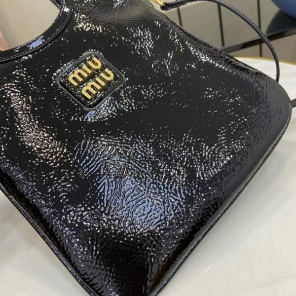 MM miuniu luxury designer fashion for women handbag shoulder bag IVY Naplak waxed leather tote 20cmx24cm