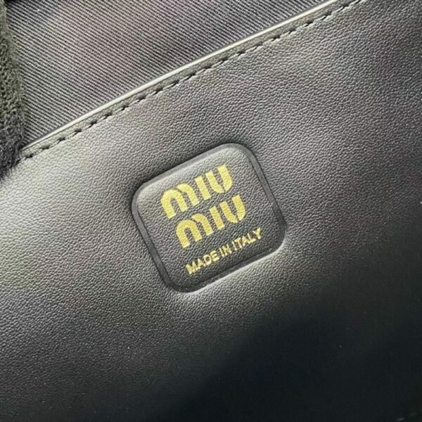 MM miuniu luxury designer fashion for women handbag shoulder bag IVY Naplak waxed leather tote 20cmx24cm