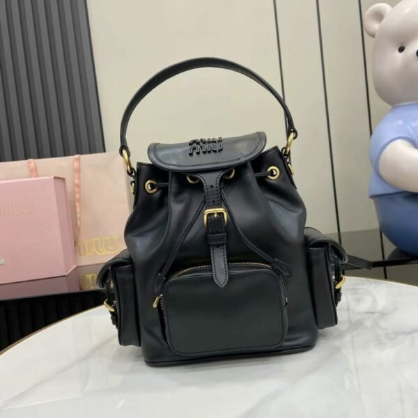 MM miuniu luxury designer fashion for women handbag shoulder bag Calfskin Backpack 22cm