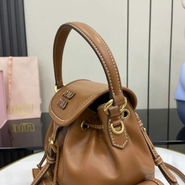 MM miuniu luxury designer fashion for women handbag shoulder bag Calfskin Backpack 22cm