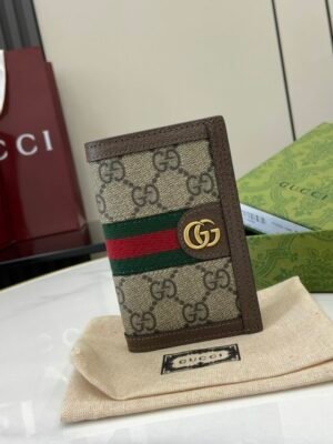 GG gucc luxury designer fashion for women wallet card holder Ophidia 7.5x12cm