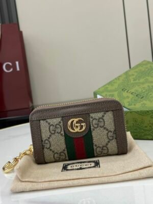 GG gucc luxury designer fashion for women wallet card holder Ophidia 10.5x6.5x2.5cm