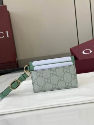 GG gucc luxury designer fashion for women wallet card holder 7x10cm