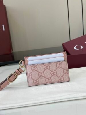 GG gucc luxury designer fashion for women wallet card holder 7x10cm