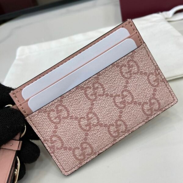GG gucc luxury designer fashion for women wallet card holder 7x10cm