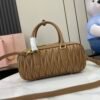 MM miuniu luxury designer fashion for women handbag Sheepskin bowling bag 27cm