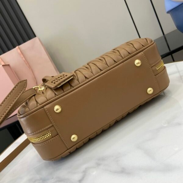 MM miuniu luxury designer fashion for women handbag Sheepskin bowling bag 27cm