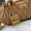 MM miuniu luxury designer fashion for women handbag Sheepskin bowling bag 27cm