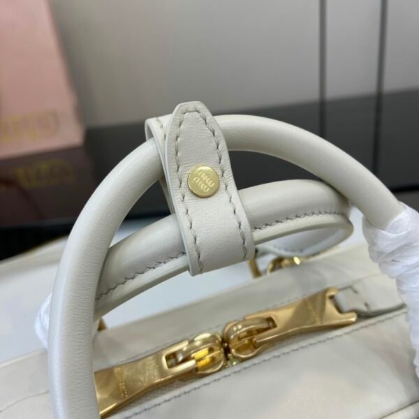 MM miuniu luxury designer fashion for women handbag Sheepskin bowling bag 22cm
