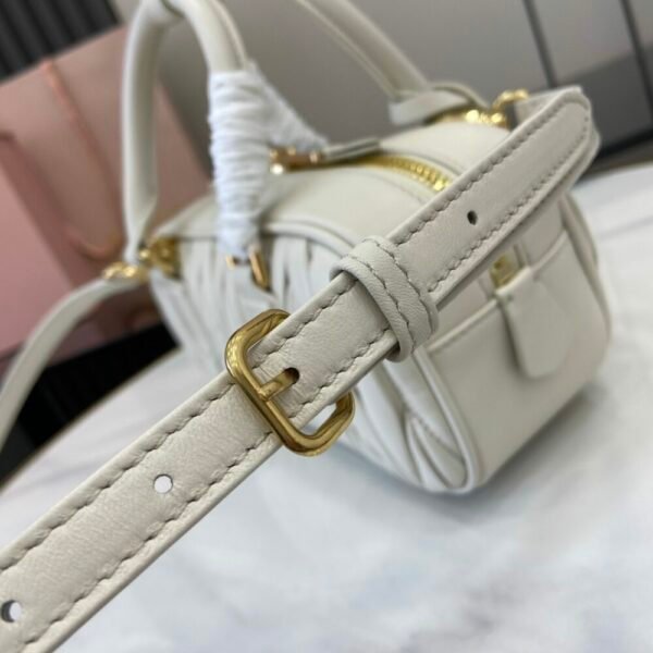 MM miuniu luxury designer fashion for women handbag Sheepskin bowling bag 22cm