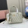 MM miuniu luxury designer fashion for women handbag Sheepskin bowling bag 24cm