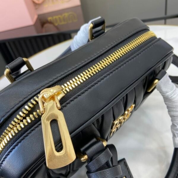 MM miuniu luxury designer fashion for women handbag Sheepskin bowling bag 19cm
