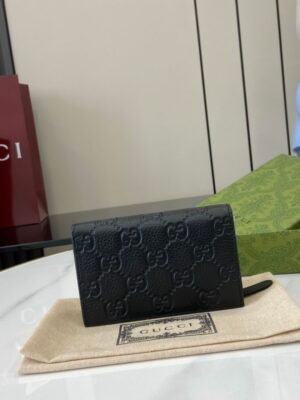 GG gucc luxury designer fashion for women wallet card holder Emblem 18cm
