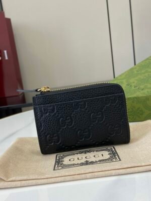 GG gucc luxury designer fashion for women wallet card holder Emblem 13x8.5x3cm