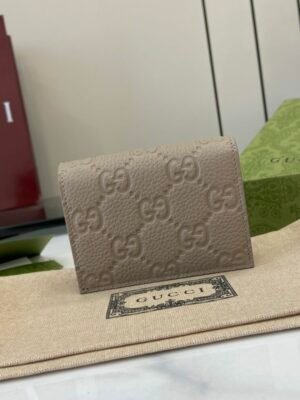 GG gucc luxury designer fashion for women wallet card holder Emblem 11x9x3cm