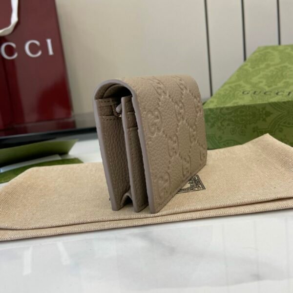 GG gucc luxury designer fashion for women wallet card holder Emblem 11x9x3cm