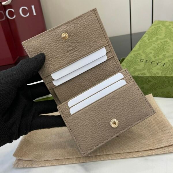 GG gucc luxury designer fashion for women wallet card holder Emblem 11x9x3cm