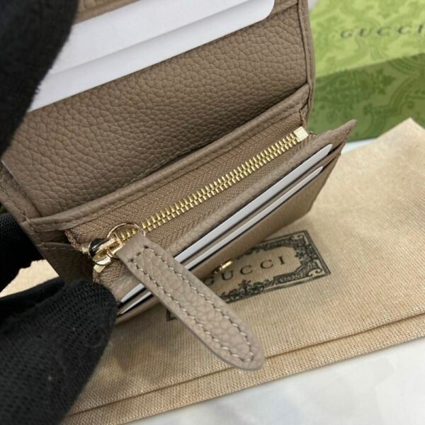 GG gucc luxury designer fashion for women wallet card holder Emblem 11x9x3cm