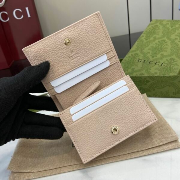 GG gucc luxury designer fashion for women wallet card holder Emblem 11x9x3cm