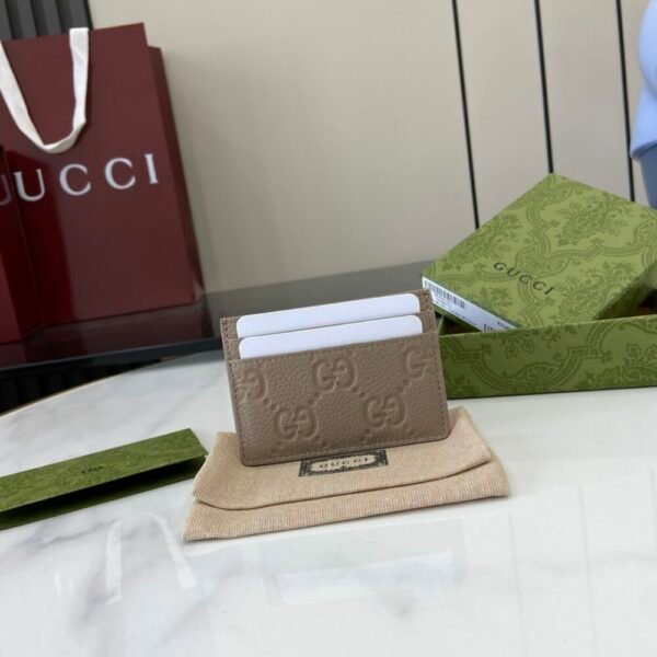 GG gucc luxury designer fashion for women wallet card holder Emblem 10x7cm
