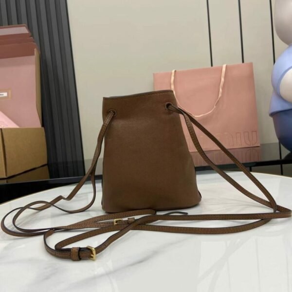 MM miuniu luxury designer fashion for women Shoulder bags Lambskin bucket bag 17cm