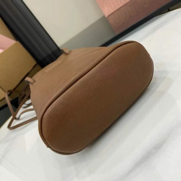 MM miuniu luxury designer fashion for women Shoulder bags Lambskin bucket bag 17cm