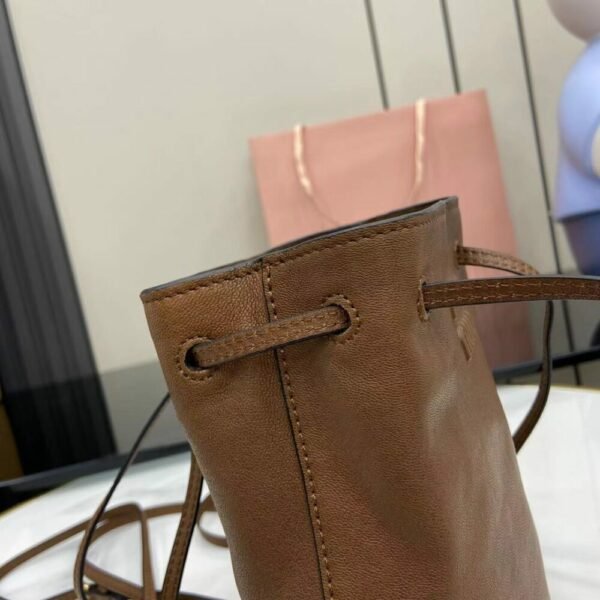 MM miuniu luxury designer fashion for women Shoulder bags Lambskin bucket bag 17cm