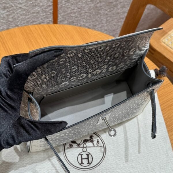 HM HRMS For Women Handbags Shoulder bags Kelly Pochette 100% Lizard